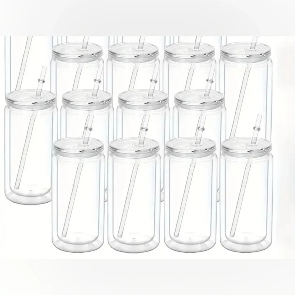 16oz Acrylic Double-Walled Tumbler for CUSTOM Snow Globe Tumbler Creation - Picture 3 of 6